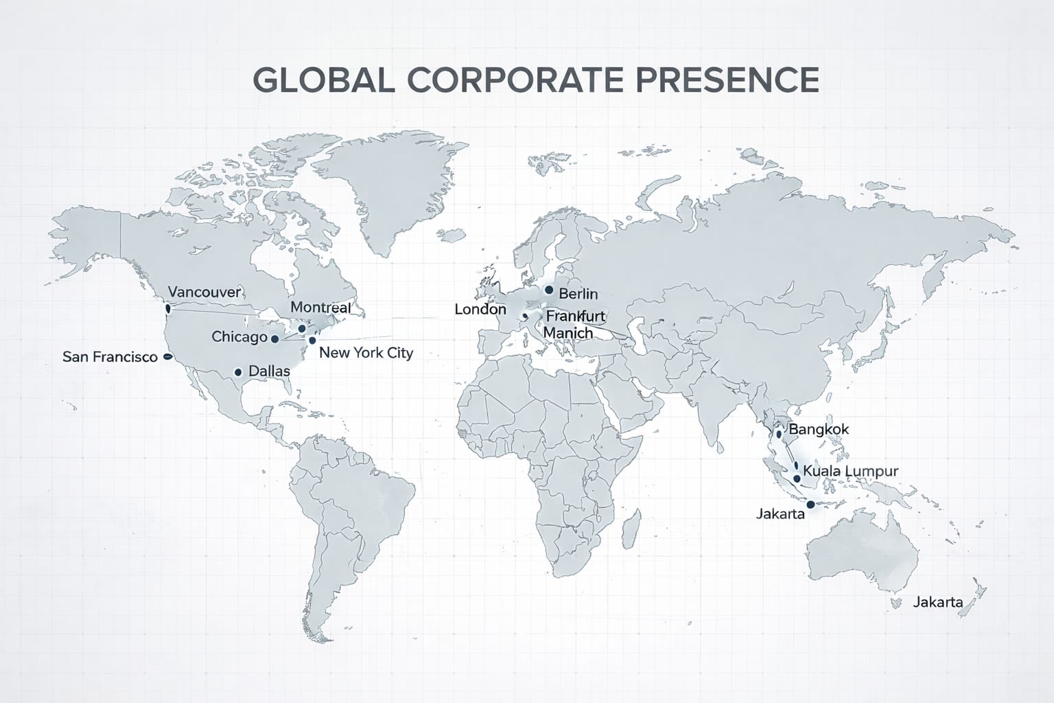 Global Presence Map